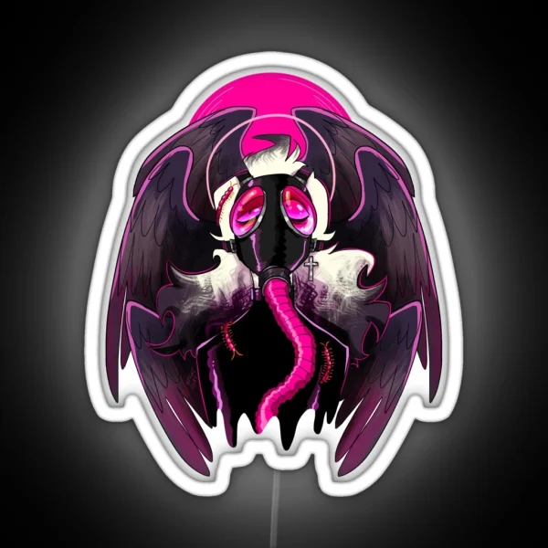 Azrael Gas Mask RGB Neon Sign