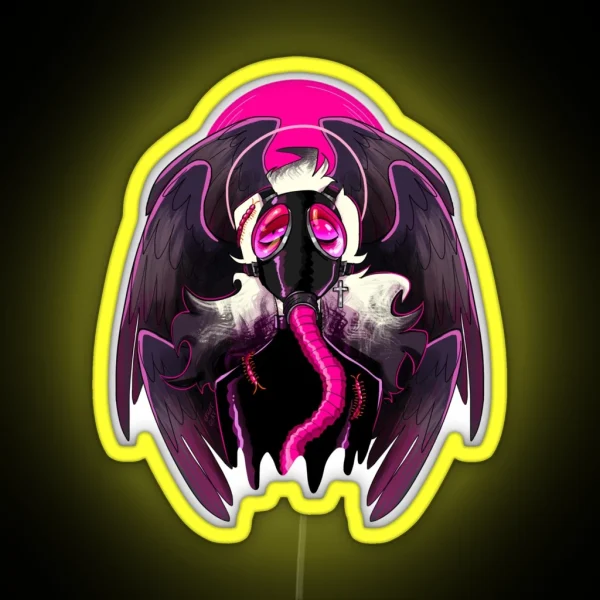 Azrael Gas Mask RGB Neon Sign