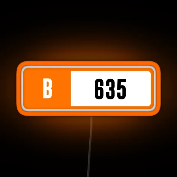 B 635 Forza Performance Index RGB Neon Sign