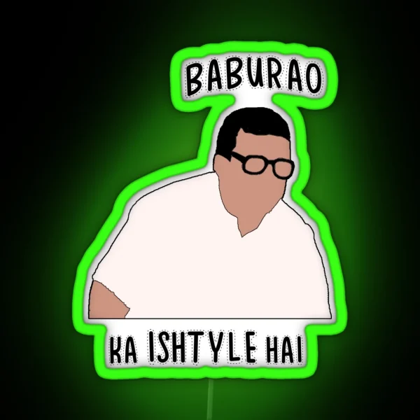 Baburao RGB Neon Sign
