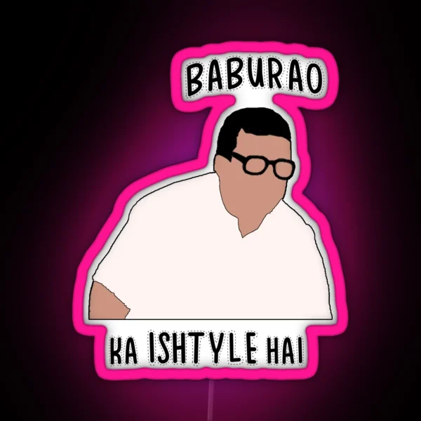 Baburao RGB Neon Sign