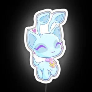 Baby Aisha Neopet Cat RGB Neon Sign