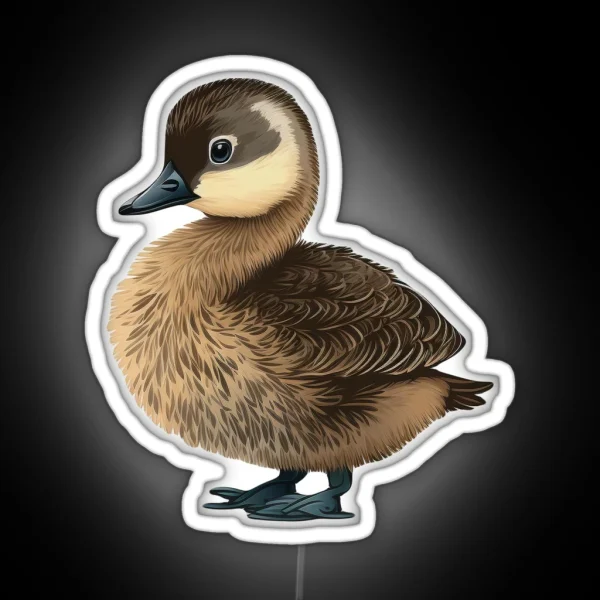 Baby Hawaiian Nene Goose Native Bird RGB Neon Sign