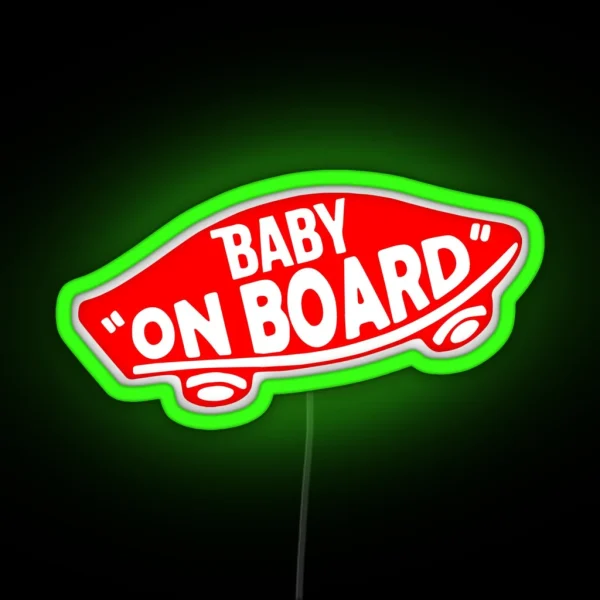 Baby On Board RGB Neon Sign