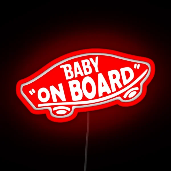 Baby On Board RGB Neon Sign