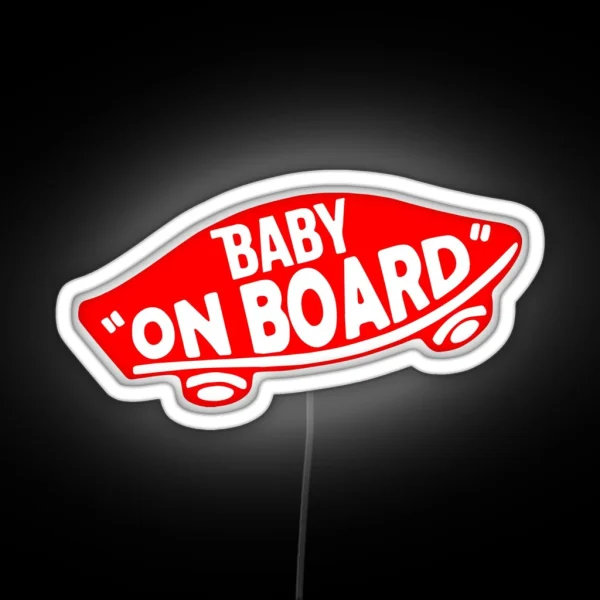 Baby On Board RGB Neon Sign