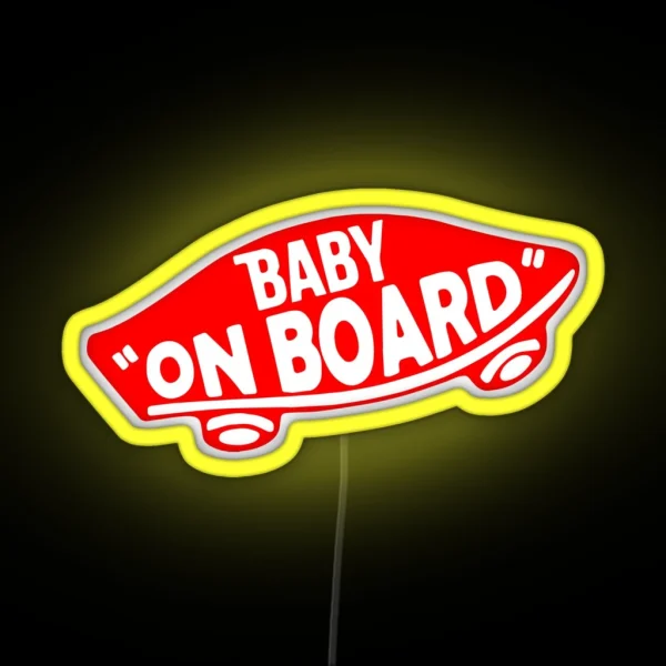 Baby On Board RGB Neon Sign