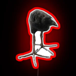 Baby Pukeko Silly Bird RGB Neon Sign