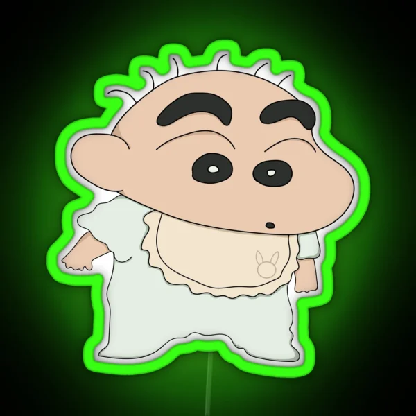 Baby Shinchan RGB Neon Sign