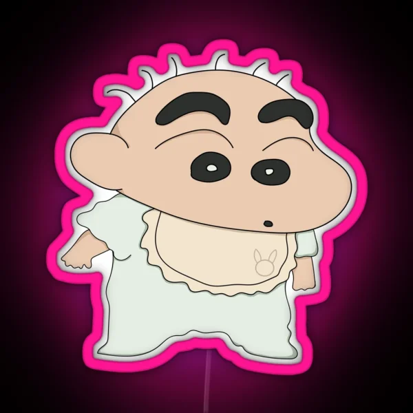 Baby Shinchan RGB Neon Sign