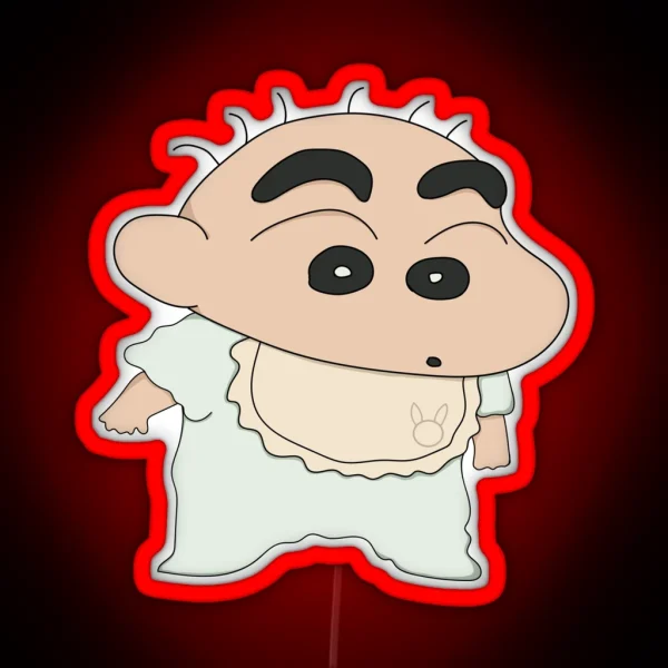 Baby Shinchan RGB Neon Sign