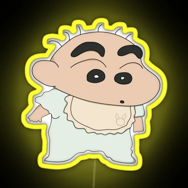 Baby Shinchan RGB Neon Sign