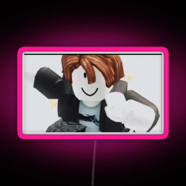 Bacon Hair Power RGB Neon Sign