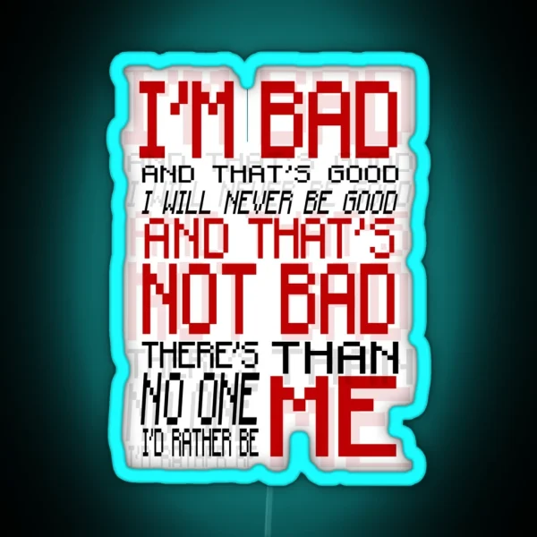 Bad Anon Wreck It Ralph RGB Neon Sign