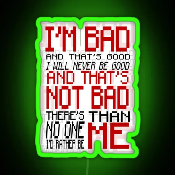 Bad Anon Wreck It Ralph RGB Neon Sign