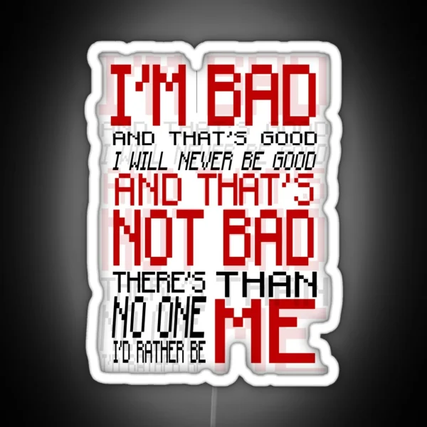 Bad Anon Wreck It Ralph RGB Neon Sign