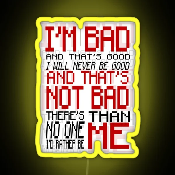 Bad Anon Wreck It Ralph RGB Neon Sign