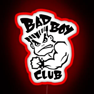 Bad Boy Club Vintage BMX Logo RGB Neon Sign