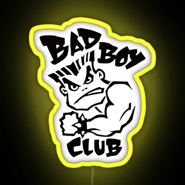 Bad Boy Club Vintage BMX Logo RGB Neon Sign