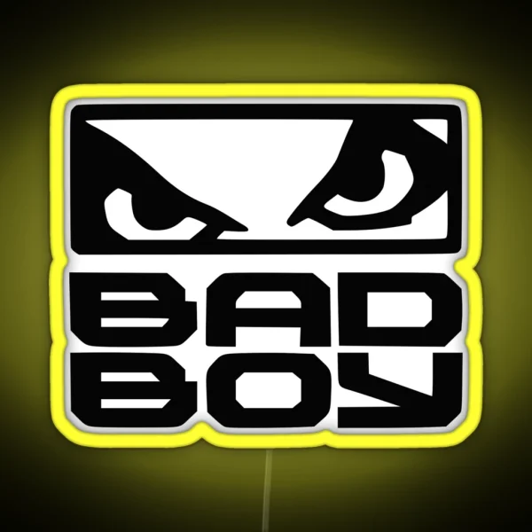 Bad Boy Vintage BMX Logo RGB Neon Sign