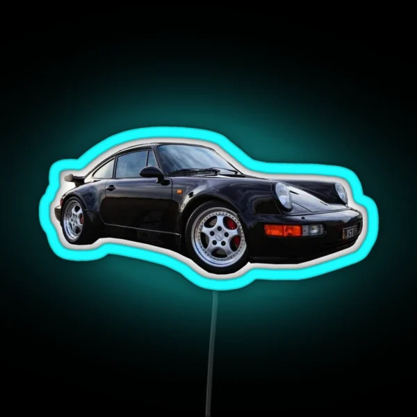 Bad Boys Porsche 911 RGB Neon Sign