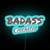 Badass Crocheter RGB Neon Sign - Image 3
