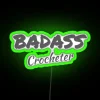 Badass Crocheter RGB Neon Sign - Image 4