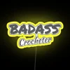 Badass Crocheter RGB Neon Sign - Image 6