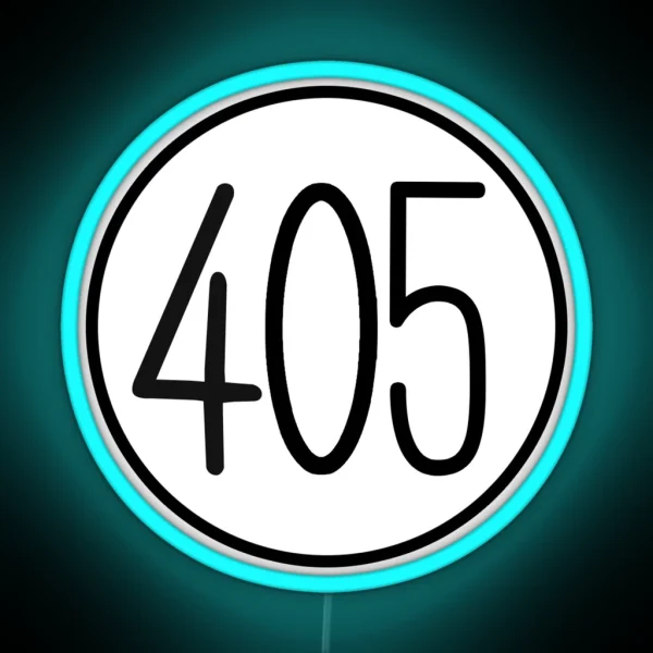 Badge 405 Hunter Exam RGB Neon Sign