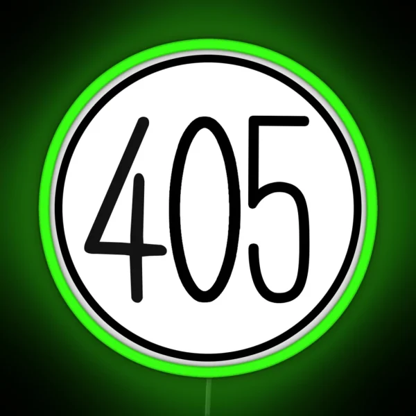 Badge 405 Hunter Exam RGB Neon Sign