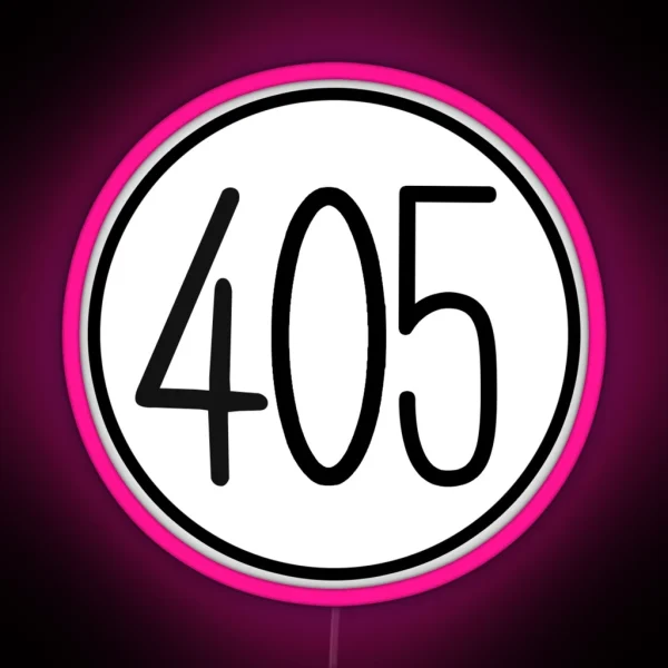 Badge 405 Hunter Exam RGB Neon Sign