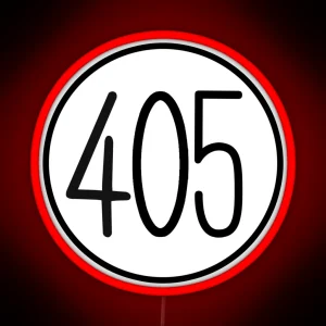 Badge 405 Hunter Exam RGB Neon Sign
