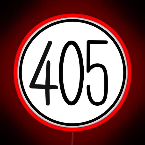 Badge 405 Hunter Exam RGB Neon Sign