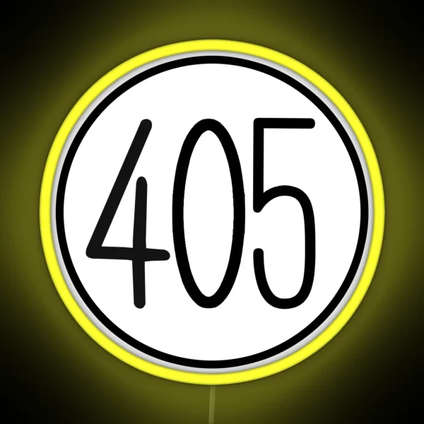 Badge 405 Hunter Exam RGB Neon Sign