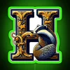 Badger And The Letter H Fantasy RGB Neon Sign - Image 3