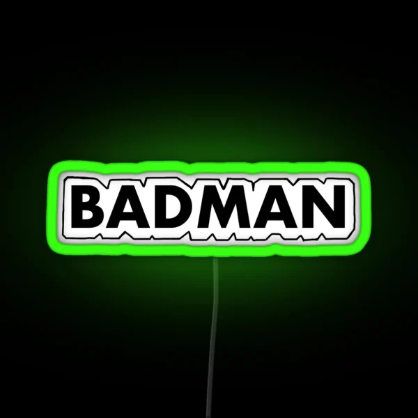 Badman RGB Neon Sign