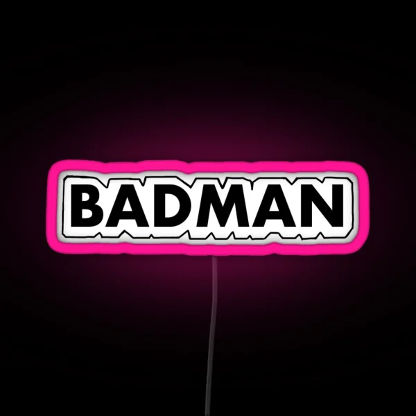 Badman RGB Neon Sign