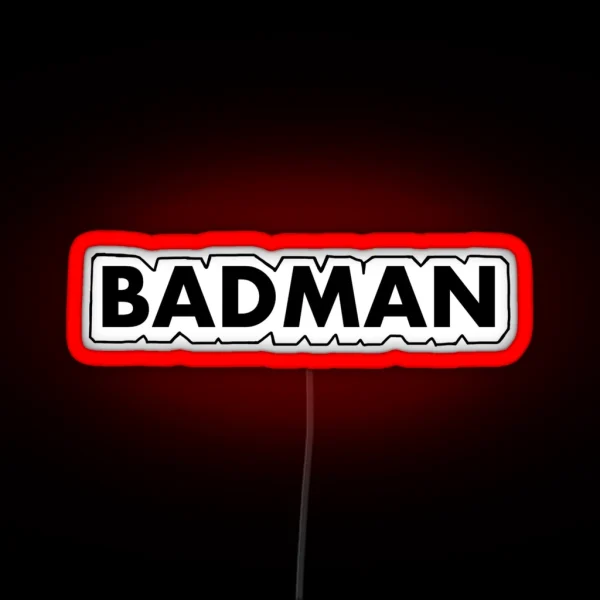 Badman RGB Neon Sign