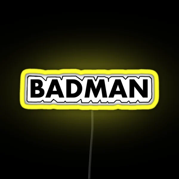 Badman RGB Neon Sign