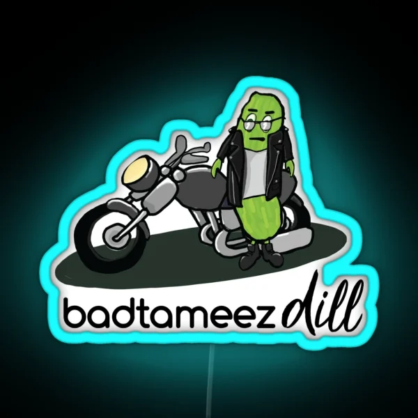 Badtameez Dill Bollywood Puns RGB Neon Sign