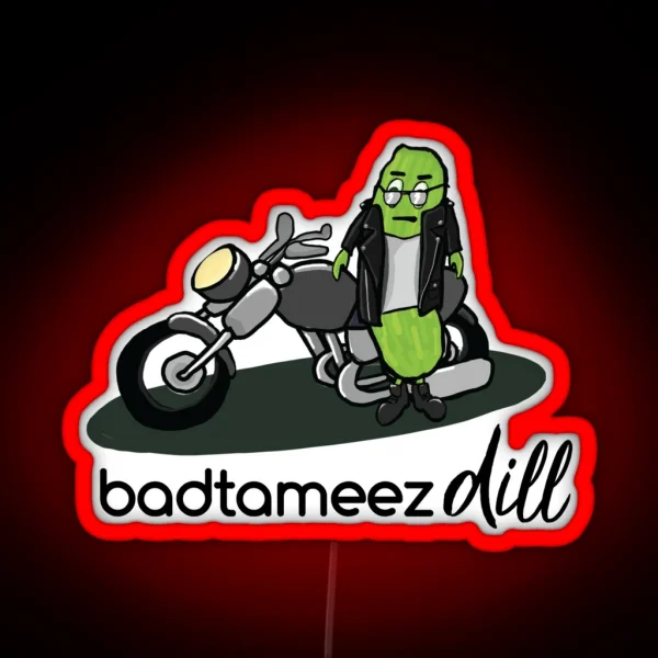 Badtameez Dill Bollywood Puns RGB Neon Sign