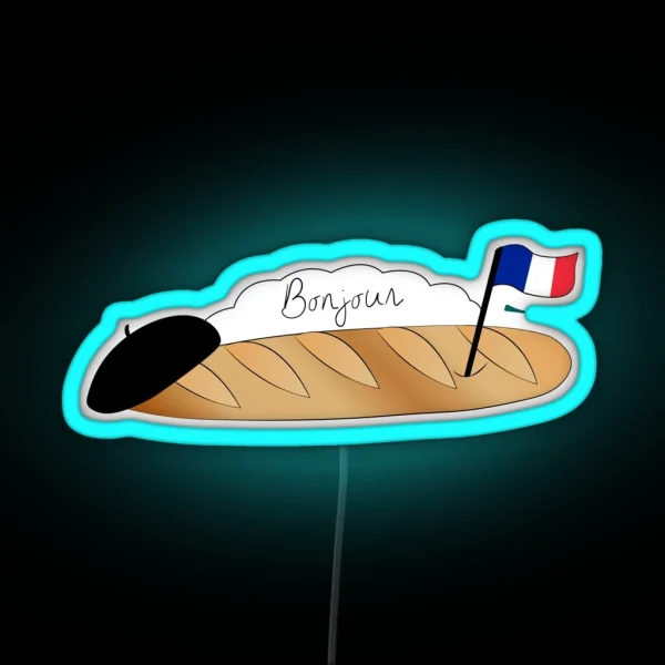 Baguette RGB Neon Sign
