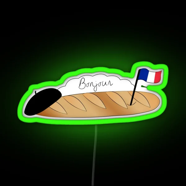 Baguette RGB Neon Sign
