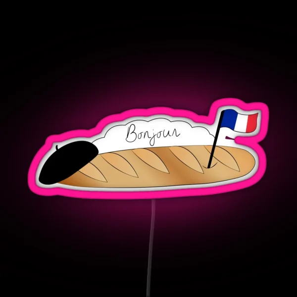 Baguette RGB Neon Sign