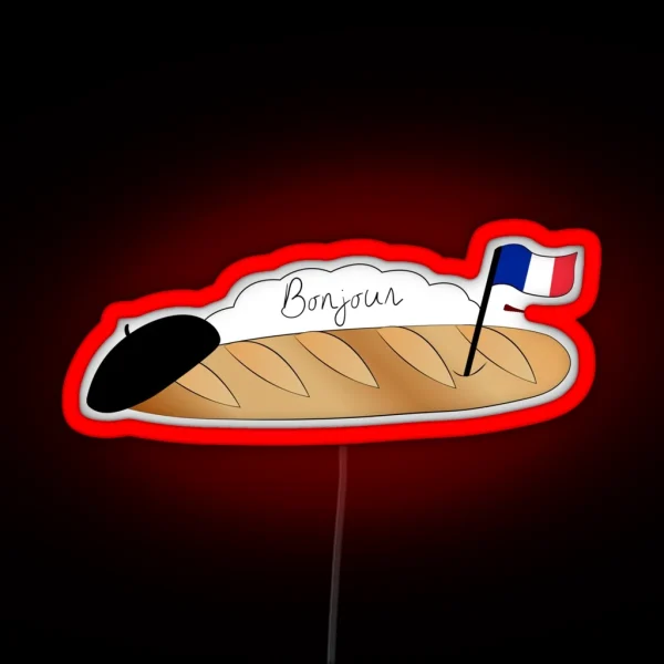 Baguette RGB Neon Sign