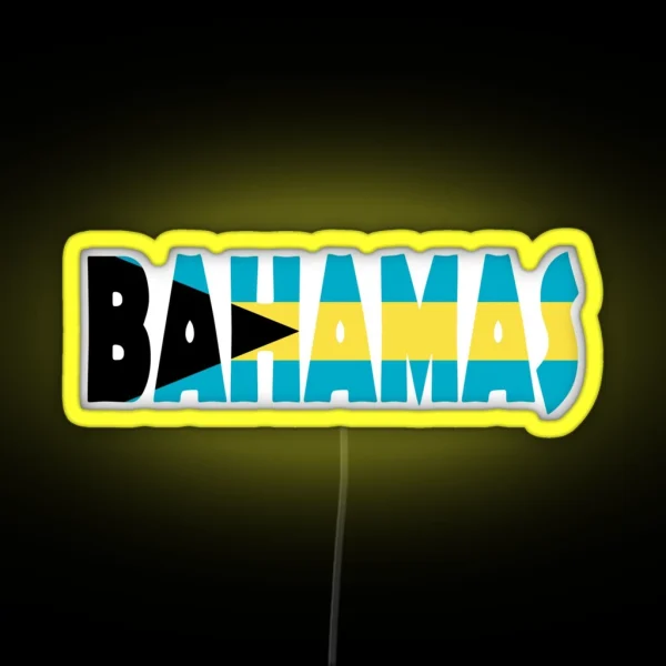Bahamas RGB Neon Sign