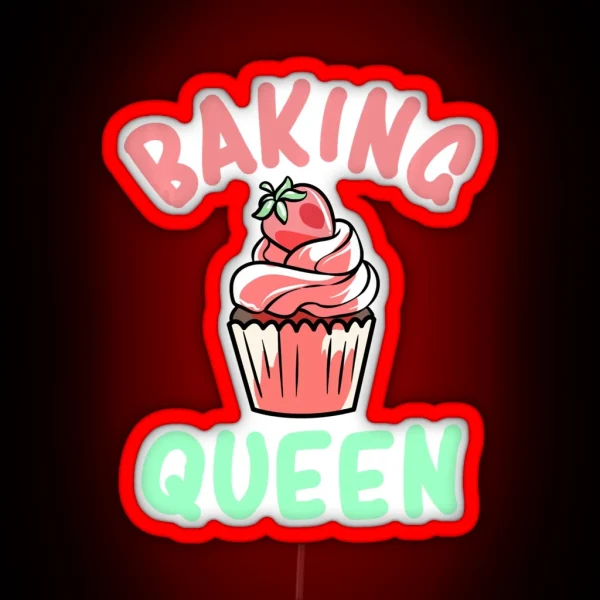 Baking Queen RGB Neon Sign