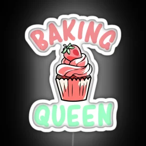 Baking Queen RGB Neon Sign