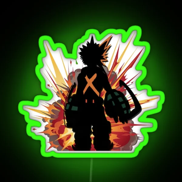 Bakugou Explosion RGB Neon Sign