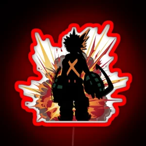 Bakugou Explosion RGB Neon Sign